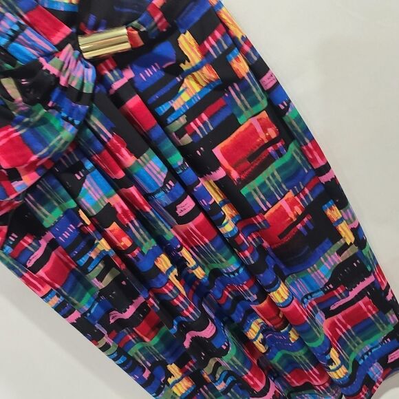 Ellen Tracy Sleeveless Sheath multi color Dress - Picture 7 of 11